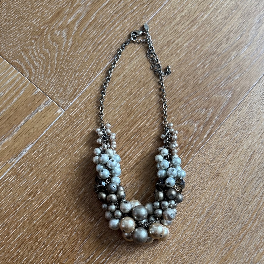 Lia Sophia Multi-Tone Beaded Necklace